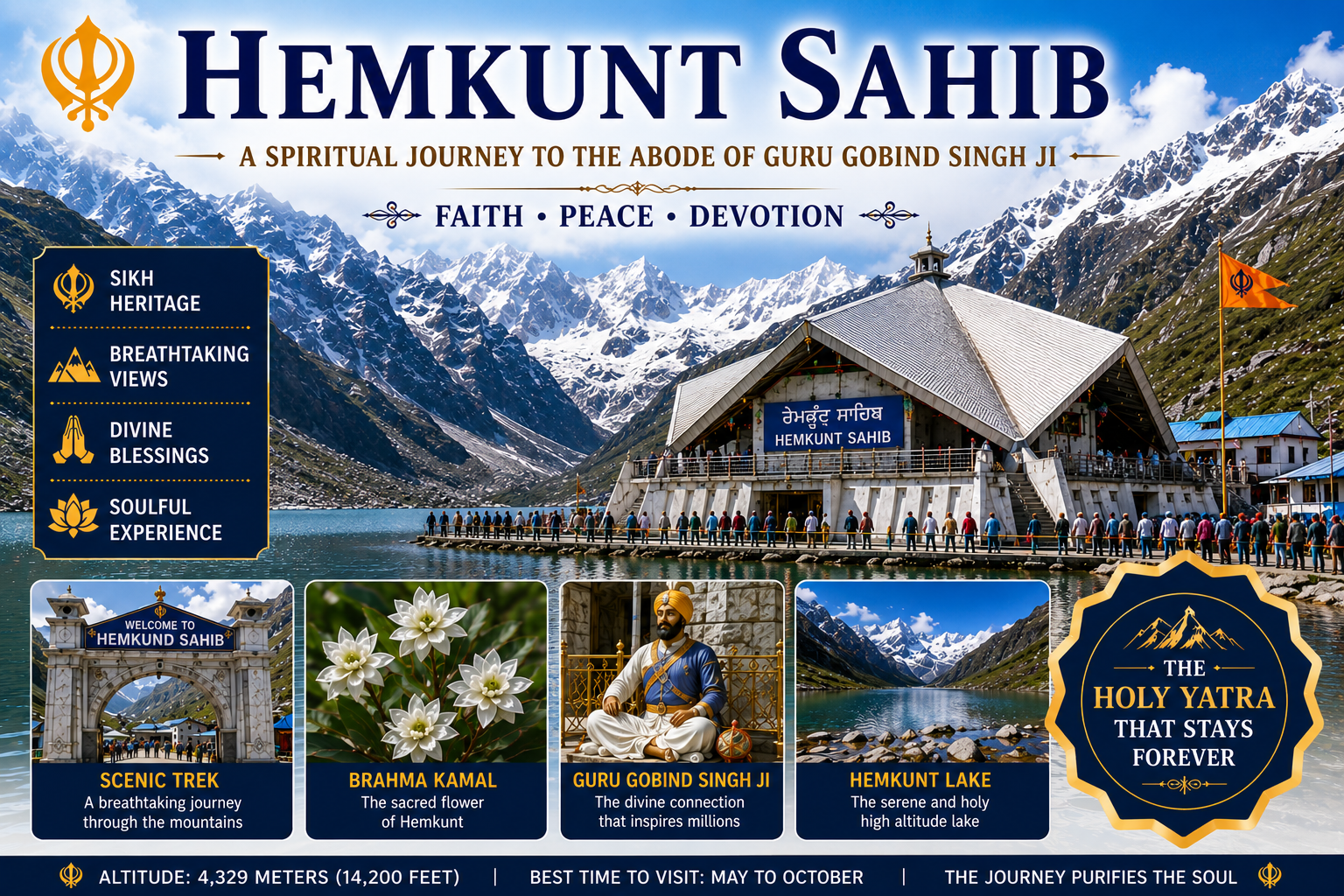 Chandigarh to Hemkunt Sahib – Pilgrimage to Heights